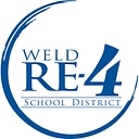 Weld RE-4 School District logo
