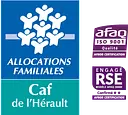[RH] CAF de l'Hérault logo