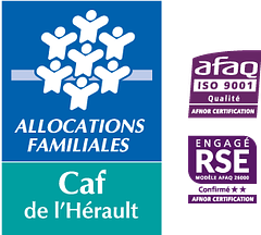 [RH] CAF de l'Hérault logo