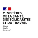 Ministères de la Santé, des Solidarités et du Travail logo