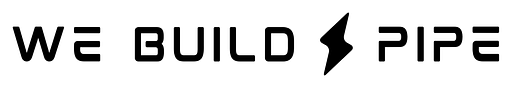 We Build Pipe logo