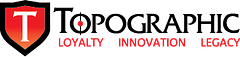 Topographic logo