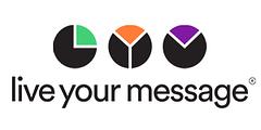 Live Your Message logo