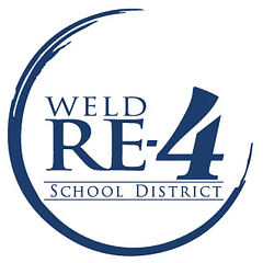 Weld RE-4 School District logo