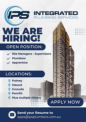 IPS intergrated plumbing services  logo