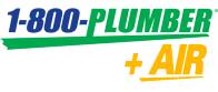 1-800-Plumber + Air logo