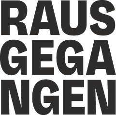 Rausgegangen logo