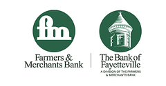 FARMERS AND MERCHANTS BANK and The Bank of Fayetteville logo