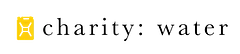 charity: water logo