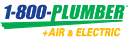 1-800-Plumber + Air & Electric logo