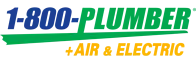 1-800-Plumber + Air & Electric logo