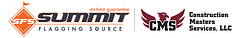 Construction Masters Services and Summit Flagging logo