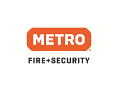 Metro Fire + Security logo