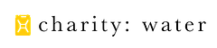 charity: water logo