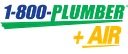 1-800-Plumber + Air logo