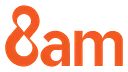 8am logo