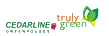 Truly Green Farms and Cedarline Greenhouses logo