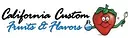 California Custom Fruit and Flavors logo