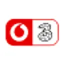 VodafoneThree logo