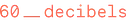 60 Decibels logo