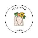 Lesswithlaur logo