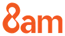 8am logo