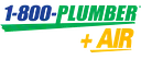 1-800-Plumber + Air logo