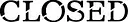 Closed logo