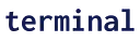 Terminal logo