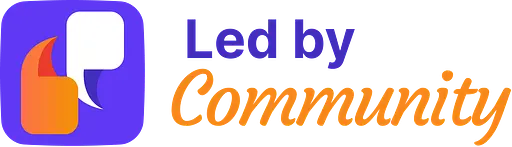 Led by Community logo