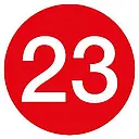 23RED logo