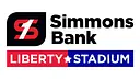 Simmons Bank Liberty Stadium - The University of Memphis logo