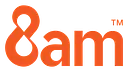 8am logo