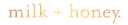 milk + honey logo