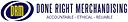 Done Right Merchandising logo