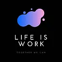 LIFE IS WORK logo