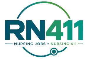 RN411.com Nursing Jobs and Information logo