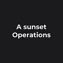 A.sunset Operations logo