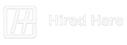 Hired Here logo