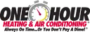 One Hour Heating & Air Conditioning logo