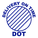 ARRIVE ON TIME DELIVERY logo