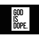 GOD IS DOPE logo