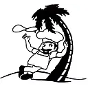 Badger's Island Pizza logo