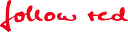 follow red logo