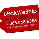UPakWeShip International Movers logo