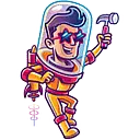 SpaceStars Deck Builders logo