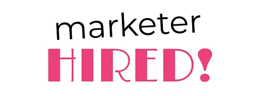 Marketer Hired! logo